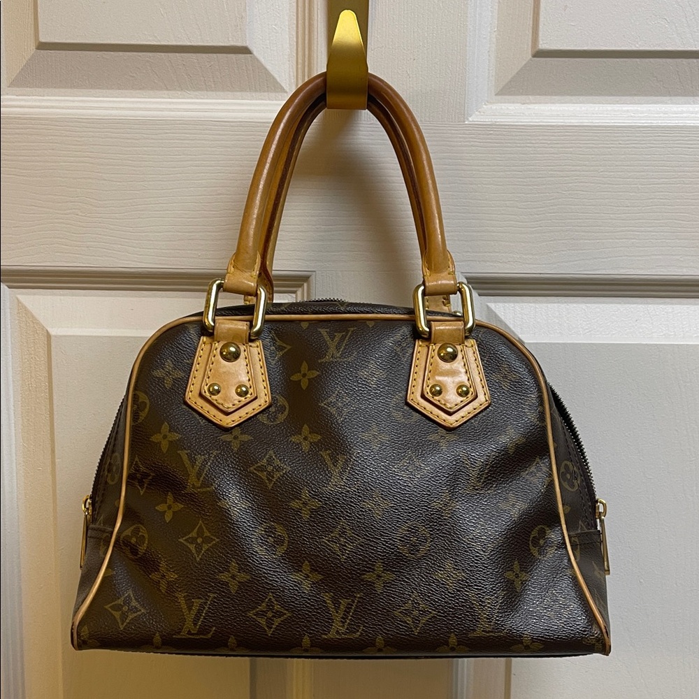 Authentic Louis Vuitton Brown Satchel with Gold Accents - Picture 2 of 16